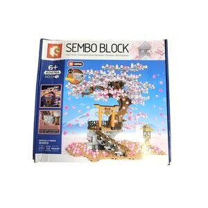 Sembo Block Sakura Tree Cherry Blossom #601076A. 1103 PIECES NEW in Sealed Box
